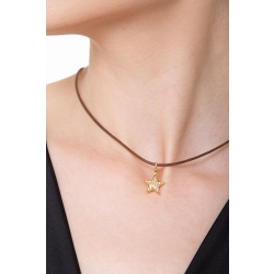 18k yellow gold diamond cut star 2