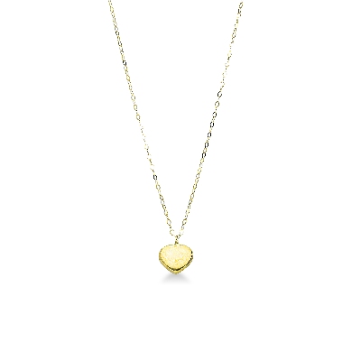 Lucid heart penant in 18k yellow gold