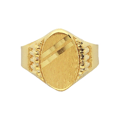 Anello Chevalier Uomo in Oro Giallo 18k