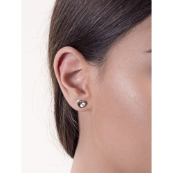 18k white and rose gold heart earrings 2