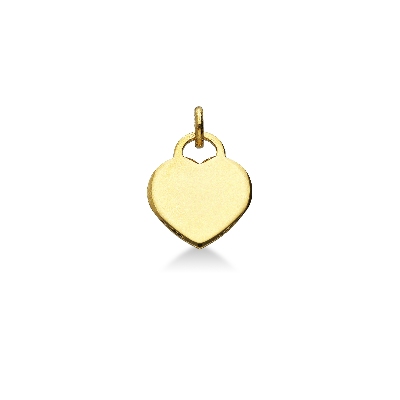 Classic golden heart, 18k yellow gold
