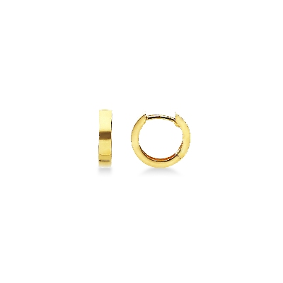 18k yellow gold hoop earrings 