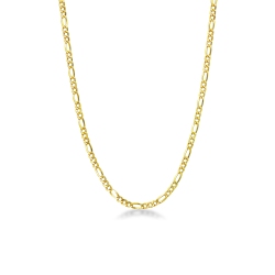 18k yellow gold flat cuban chain 