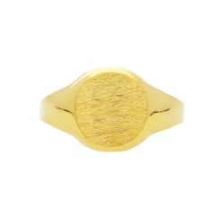 Anello da uomo in oro giallo 18k 2