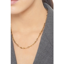 Collana maglia catena in oro giallo 18k 2