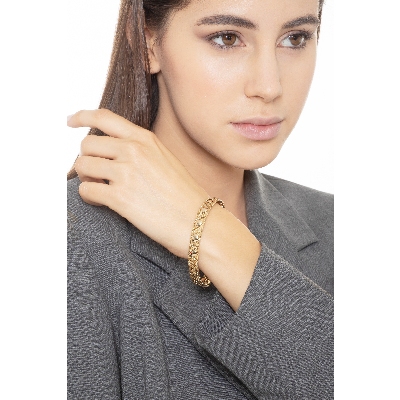 18k yellow gold soft bracelet 