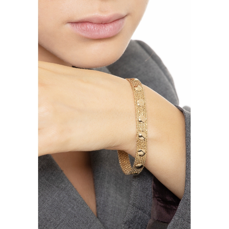 18k yellow gold soft bracelet 