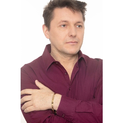 Fancy man bracelet in 18k yellow and white gold