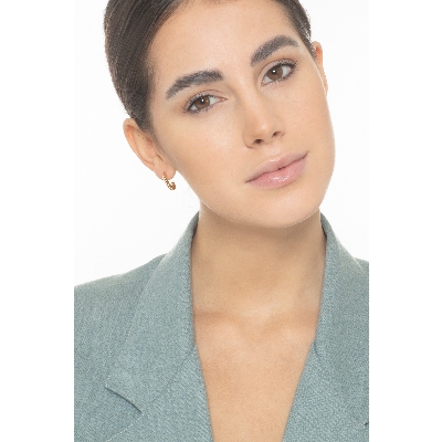 18k yellow gold hook earrings