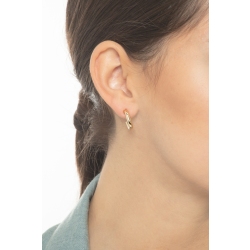 18k yellow gold hook earrings 2