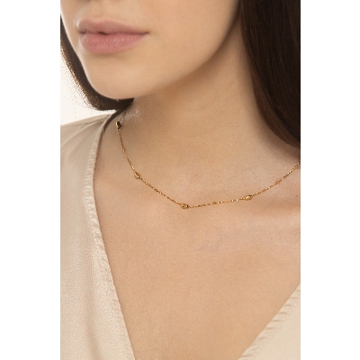 18k yellow gold necklace 