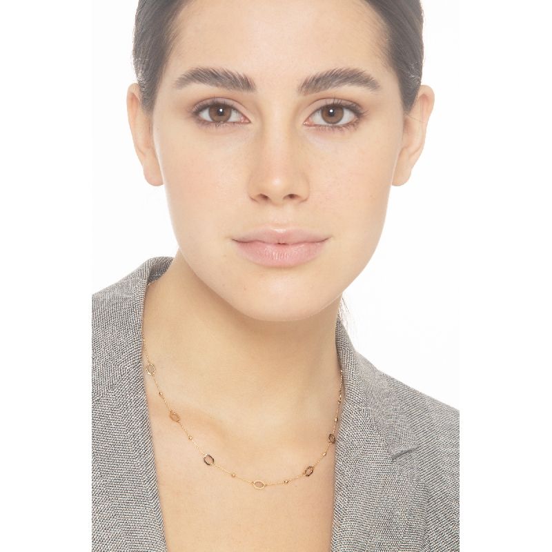 18k yellow gold necklace, 42 cm