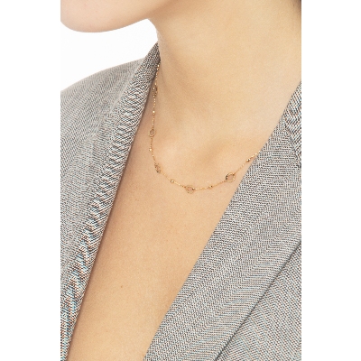 18k yellow gold necklace, 42 cm