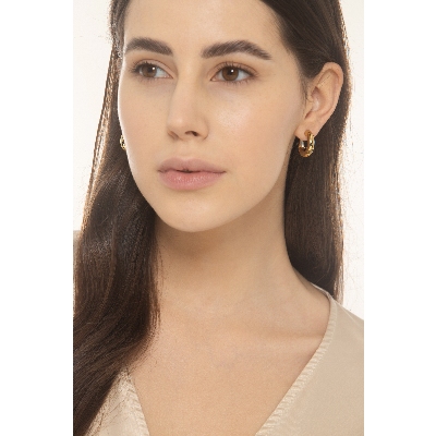 Earrings in yellow gold 18k 