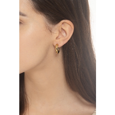 Earrings in yellow gold 18k 