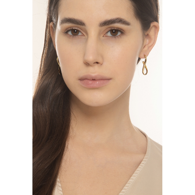 Earrings in yellow gold 18k