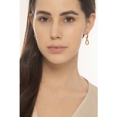 Earrings in yellow gold 18k