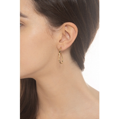 Earrings in yellow gold 18k