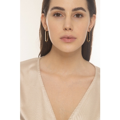 18k yellow gold earrings