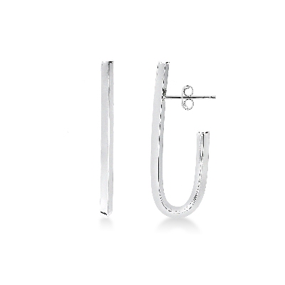 18k white gold earrings