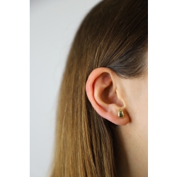 750 yellow gold little drop earrings 2