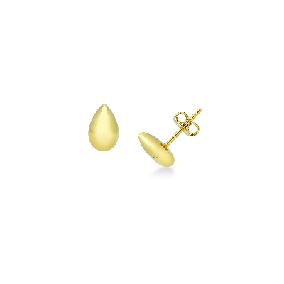 750 yellow gold little drop earrings