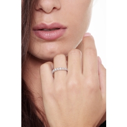 Half eternity ring with diamonds  2