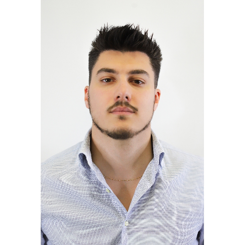 Small figaro necklace in 18k yellow gold