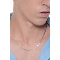 Collana in oro giallo e bianco 18k, 50 cm 2