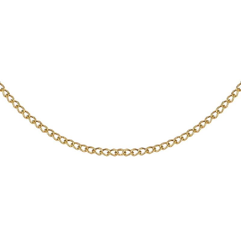 Small groumette necklace in 18k yellow gold