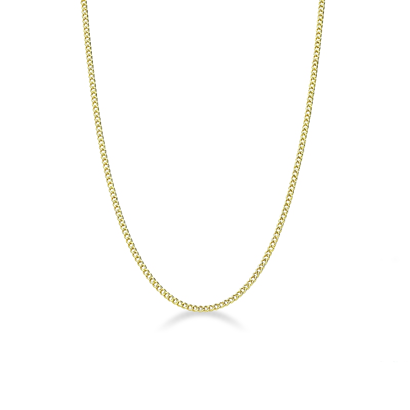 Small groumette necklace in 18k yellow gold