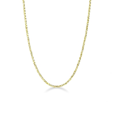 Small groumette necklace in 18k yellow gold