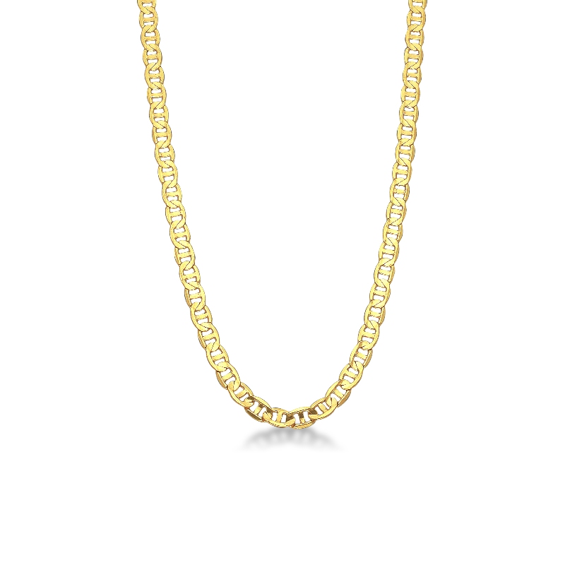 Small mariner chain in 18k yellow gold