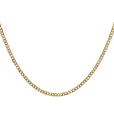 Classical cuban link chain, 45 cm