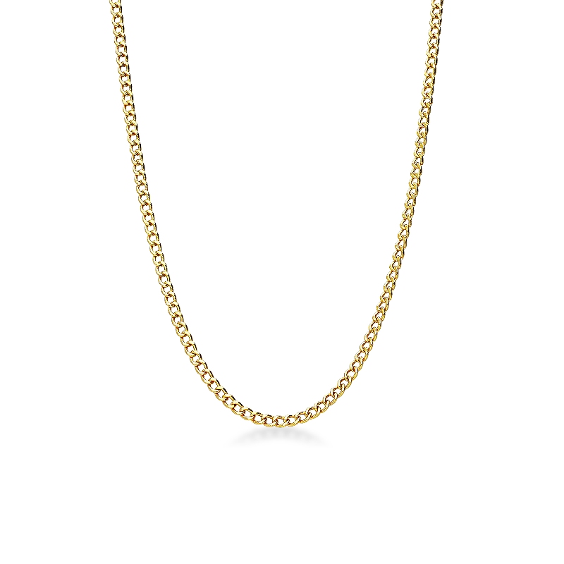 Classical cuban link chain, 45 cm