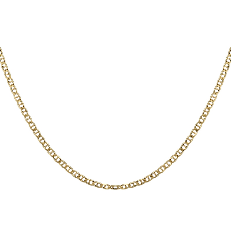 18k yellow gold anchor chain, 45 cm
