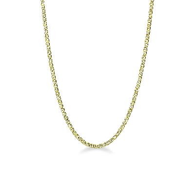 18k yellow gold anchor chain, 45 cm