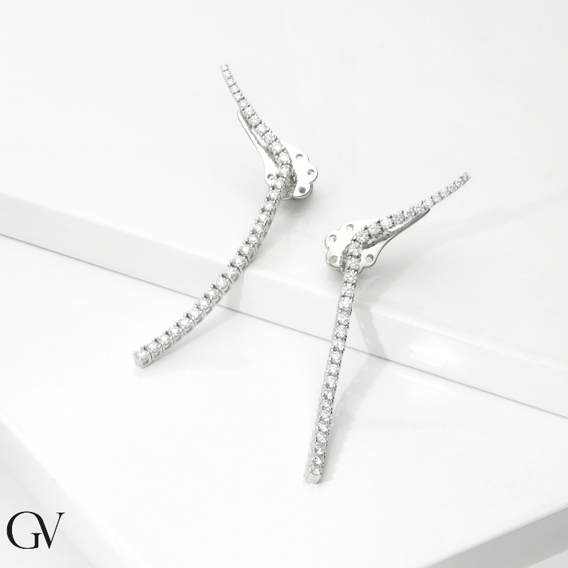 Diamond Earrings Tennis for Women 