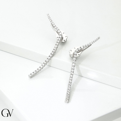 Diamond Earrings Tennis for Women 