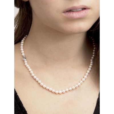 Closure for pearl necklace Lobster claw style