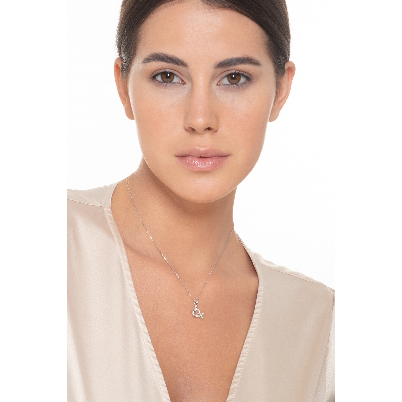 Whale pendant with diamonds