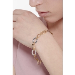 Bracelet 18k White Gold, Gold with Chain 2