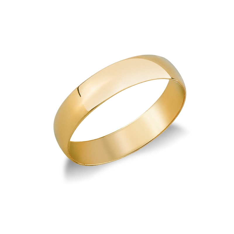 18k yellow gold wedding ring