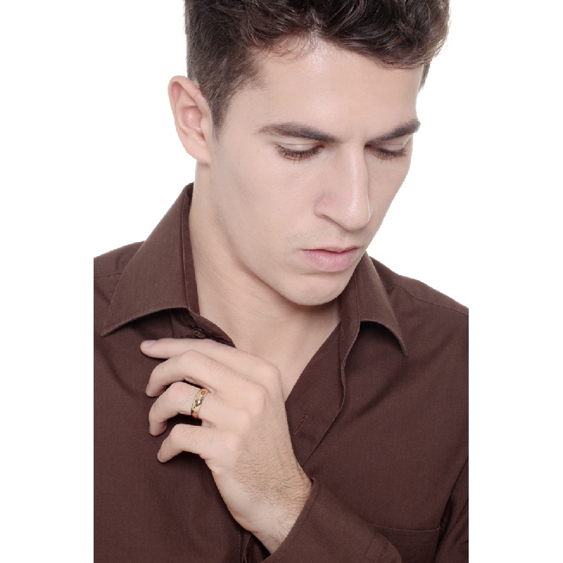 Fede modello Mantovana in oro giallo 18k