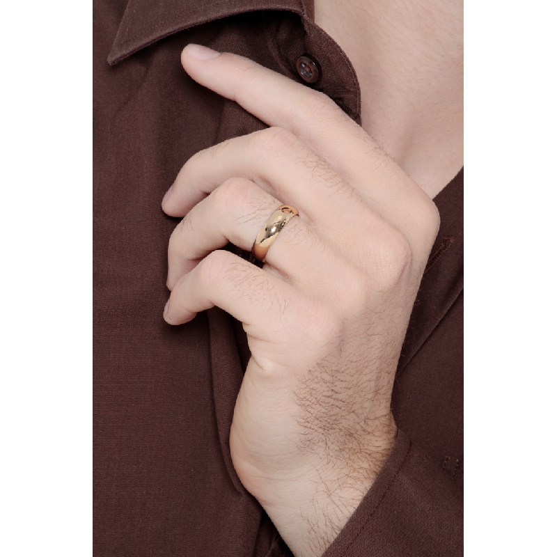 Fede modello Mantovana in oro giallo 18k