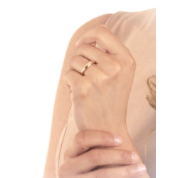 Fede Unoaerre modello classico in oro giallo 18k 2