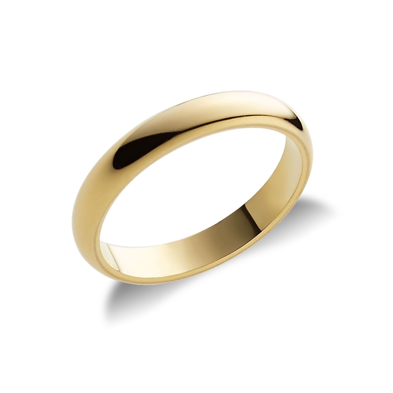 Fede Unoaerre modello classico in oro giallo 18k