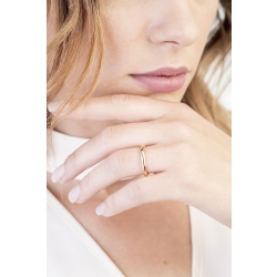 18k rose gold classical wedding ring 2