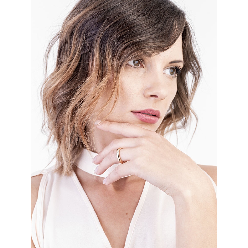 18k yellow gold wedding ring 