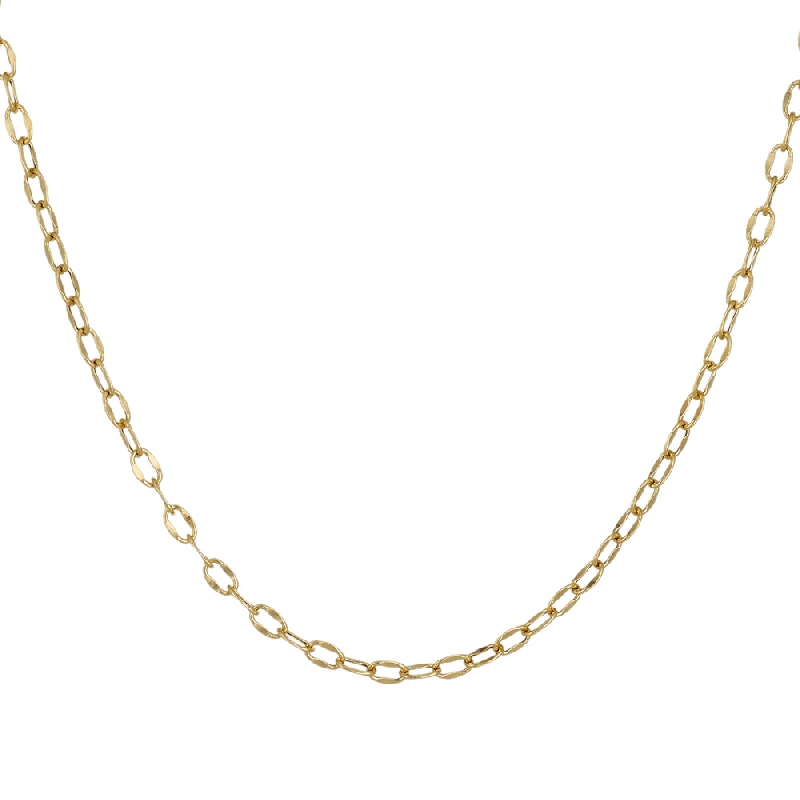 Belcher Chain in 18k yellow gold, cm 45 